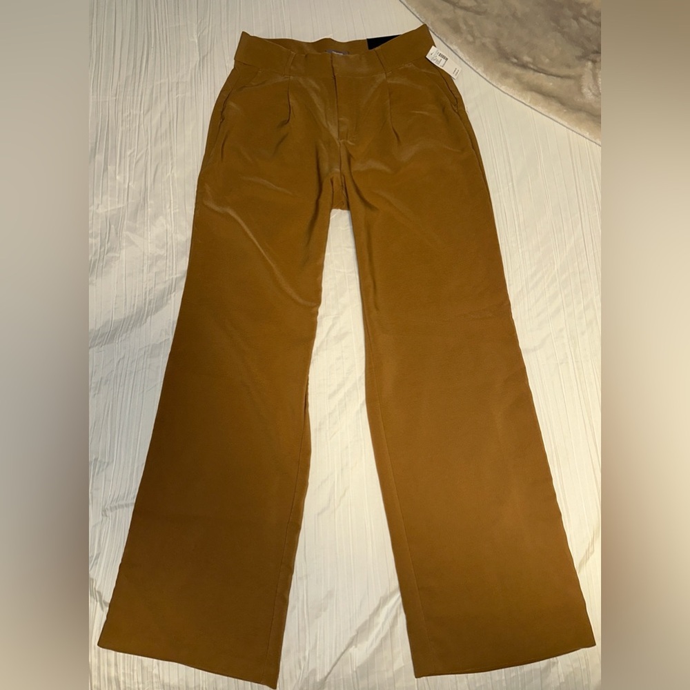 Maurices Tan Wide-Leg Pants